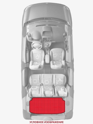 ЭВА коврики «Queen Lux» багажник для Mercedes GLC 63 AMG